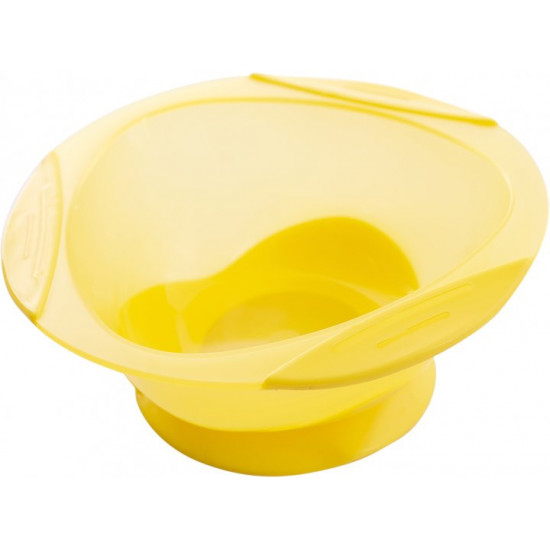 Baby Team plate with suction cup Yellow (6004_yellow)