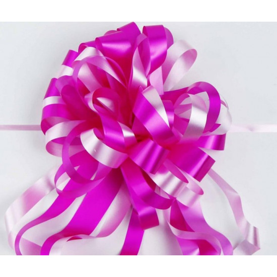 Bow for gift wrapping, raspberry diameter 22 cm, ribbon width 7 cm