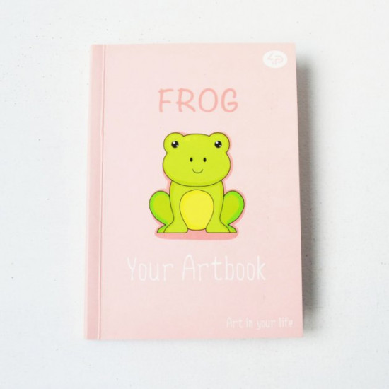 Блокнот 4Profi Artbook frog 48 аркушів формат А6 902392