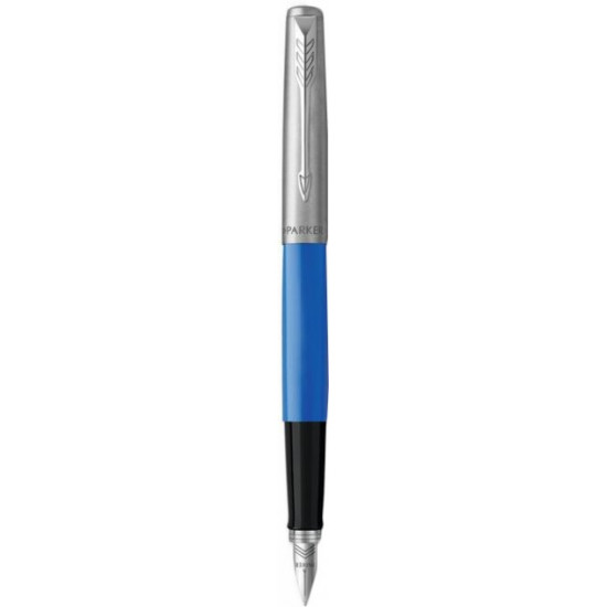 Ручка перова Parker Jotter 17 Plastic Blue CT FP F (15 111)