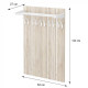 Hallway furniture set Fenster Kartel 2 White chipboard Sonoma Oak