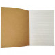 Notebook Auchan KRAFT B5, 30 sheets, made from recycled paper