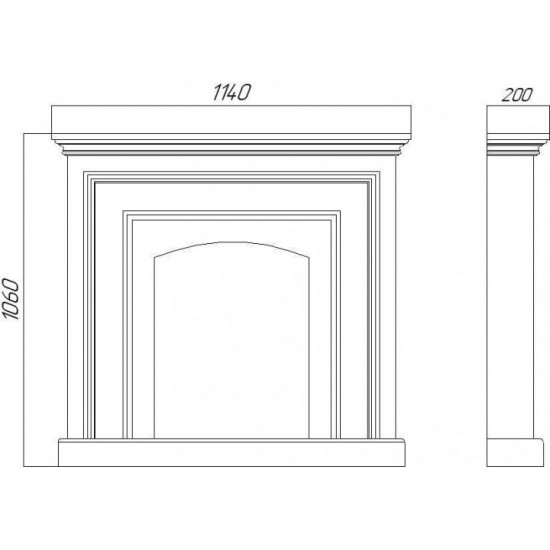 Декоративний фальш-камін Aristocrat Decor FN004