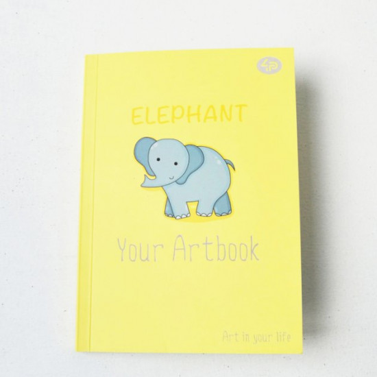 Блокнот 4Profi Artbook elephant 48 аркушів формат А6 902385