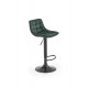 Bar stool Halmar H95 43/44/84-106/62-84 cm Green/Black