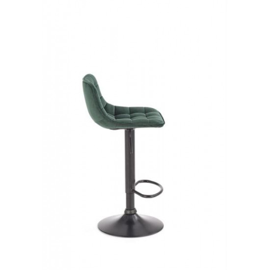 Bar stool Halmar H95 43/44/84-106/62-84 cm Green/Black