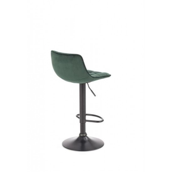 Bar stool Halmar H95 43/44/84-106/62-84 cm Green/Black