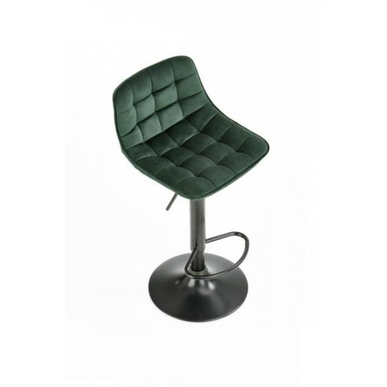 Bar stool Halmar H95 43/44/84-106/62-84 cm Green/Black