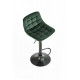 Bar stool Halmar H95 43/44/84-106/62-84 cm Green/Black