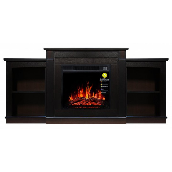 Electric fireplace with portal ArtiFlame FASHION AF18 WENGE