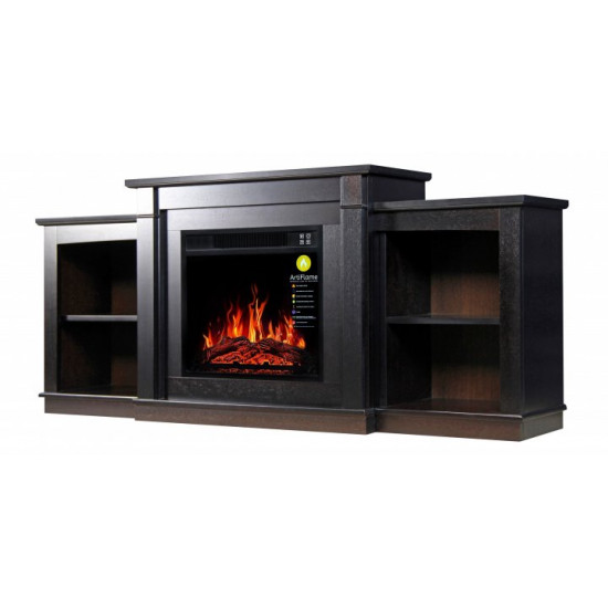 Electric fireplace with portal ArtiFlame FASHION AF18 WENGE