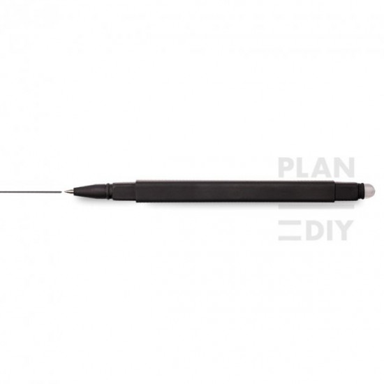 Write-erase pen square black body 0.5 mm black