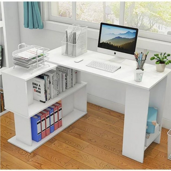 Corner desk Bt-312, White (124/74/50)