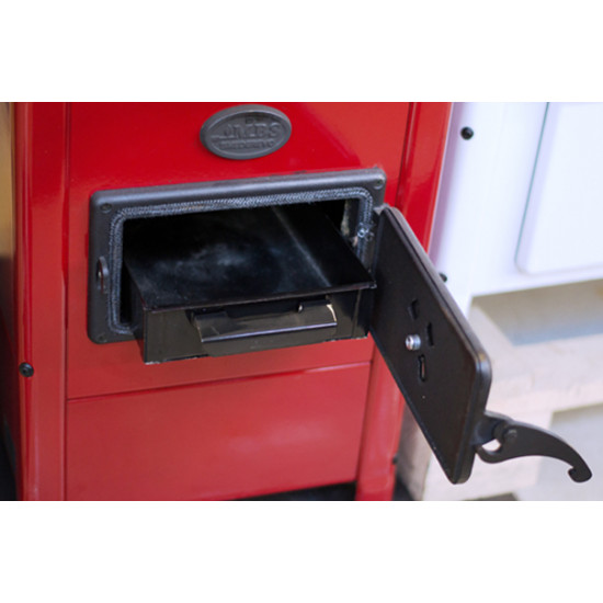 Stove MBS Hera red 7 kW top chimney connection