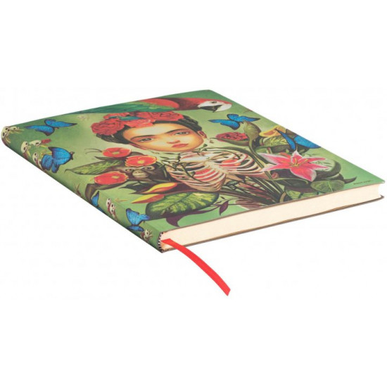 Notebook Paperblanks Frida Kahlo 18 x 23 cm 176 pages unlined (9781439765296)