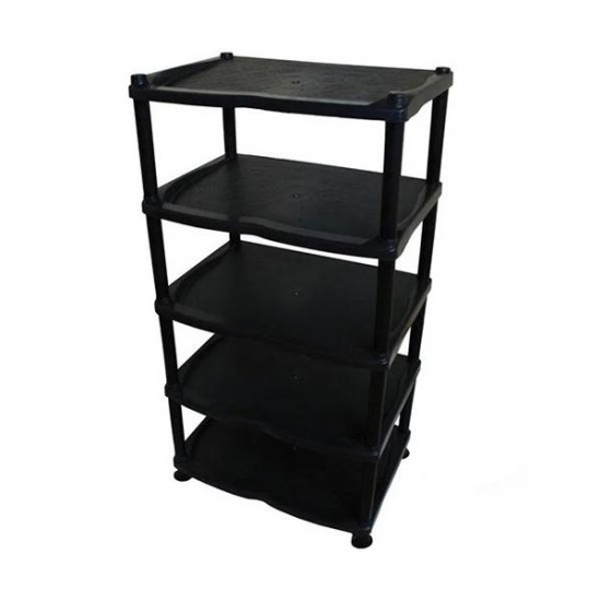 Five-tier shoe rack Efe Plastic MEF-D-11 Black (BAM004681)