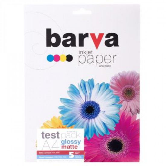  Бумага BARVA A4 test pack glossy&matte (IP-COM1-T02)