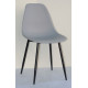 Dining chair Onder Metal NIK gray 35 METAL - BK