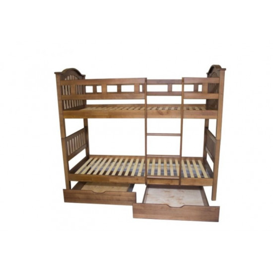 Bunk bed Venger Maxim TIN 101 made of natural alder wood Brown