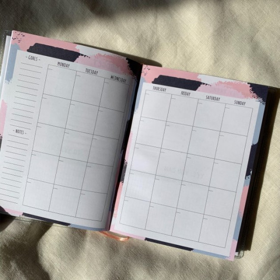 Mini Balance mood planner 12x16 cm with weekly spreads