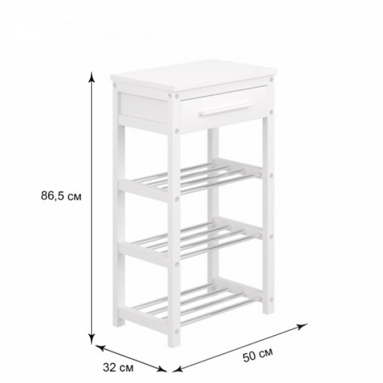  Тумба для обуви Fenster NVD-10 Белая 500