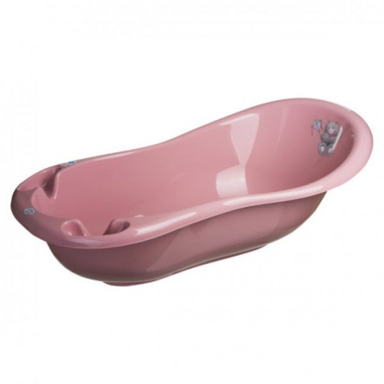 Bathtub for children Maltex Bears 2121 Pink 100 cm with 2 places for accessories