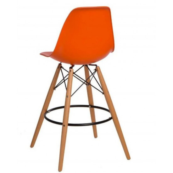 Bar chair Accord Kordo Eames Chair orange 460x420x1080 mm