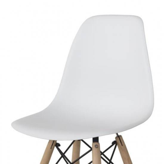  Стул барный Accord Kordo Eames Chair белый 460x420x1080 мм