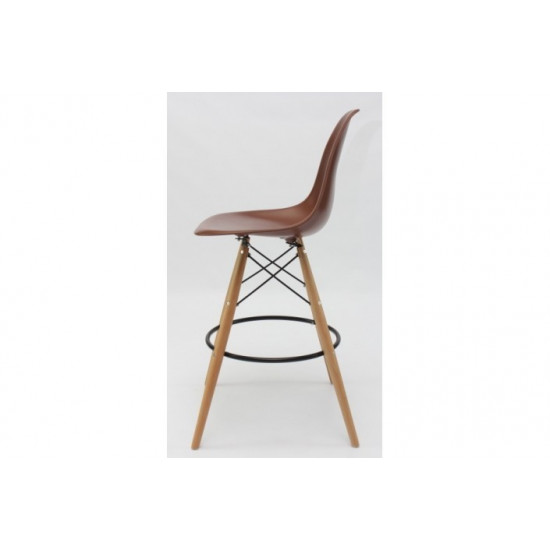 Bar chair Accord Kordo Eames Chair brown 460x420x1080 mm