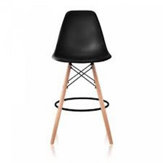  Стул барный Accord Kordo Eames Chair черный 460x420x1080 мм