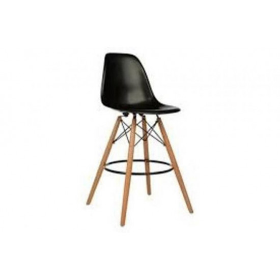  Стул барный Accord Kordo Eames Chair черный 460x420x1080 мм