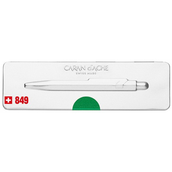  Ручка Caran d'Ache 849 Metal-X зелена + бокс