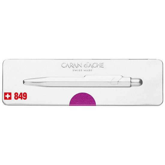  Ручка Caran d'Ache 849 Metal-X фіолетова + бокс