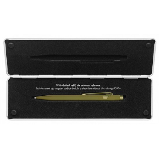 Pen Caran d'Ache 849 Claim Your Style moss green + box