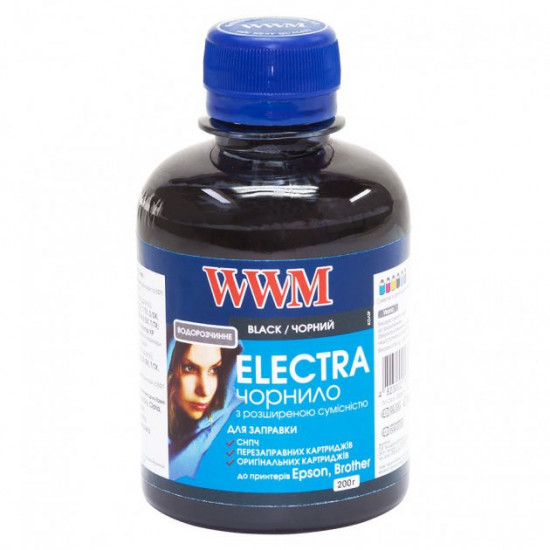 Ink for Epson WorkForce WF-3720 WWM ELECTRA Black 200g EU/B