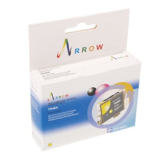 Картридж для Epson Stylus Photo RX500 Arrow Yellow A-T0484