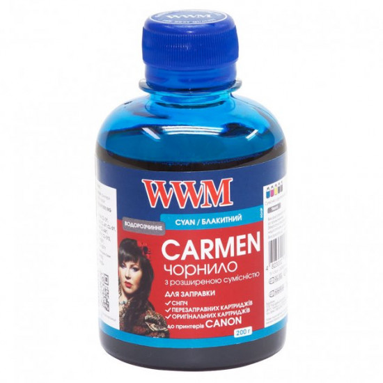 Ink for Canon PIXMA MP240 WWM CARMEN Cyan 200g CU/C