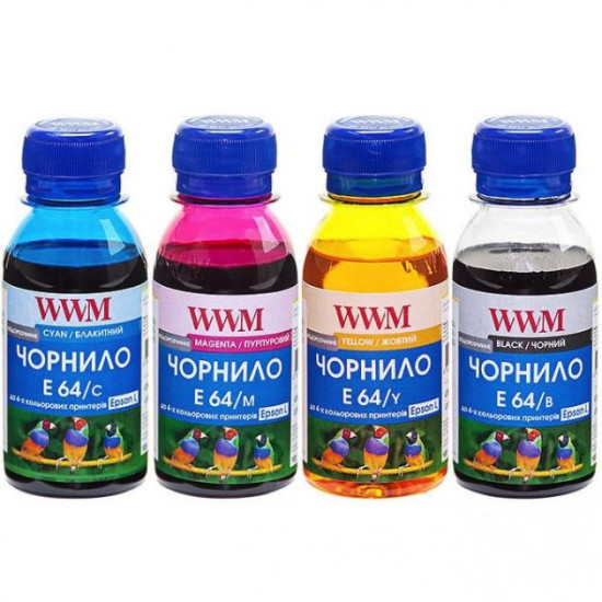 Чорнило для Epson L120 WWM E64 B/C/M/Y 4х100г E64SET4-2