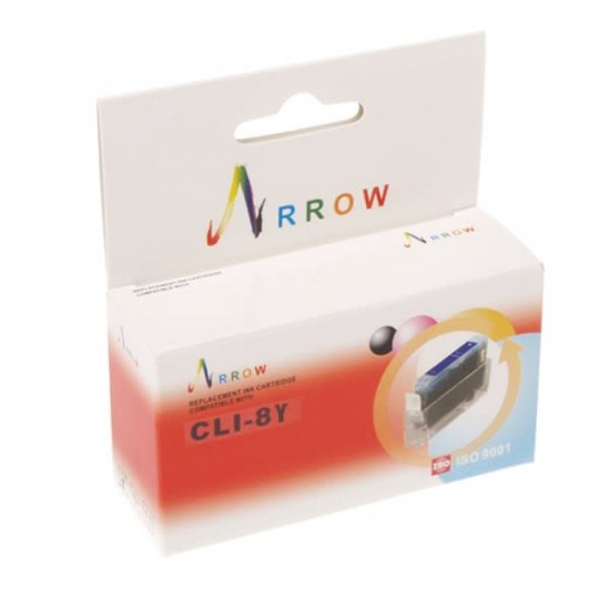 Cartridge for Canon PIXMA MP510 Arrow Yellow CLI8Y