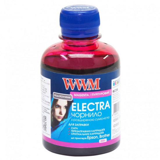 Ink for Epson WorkForce WF-3720 WWM ELECTRA Magenta 200g EU/M