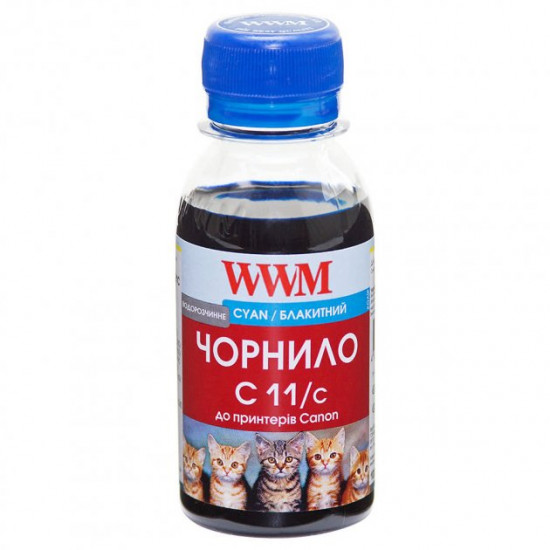  Чернила для Canon PIXMA MP495 WWM C11 Cyan 100г C11/C-2