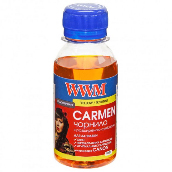 Ink for Canon PIXMA MG5340 WWM CARMEN Yellow 100g CU/Y-2