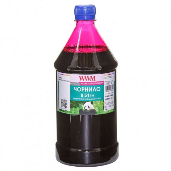 Ink for Brother DCP-T220 WWM B51 Magenta 1000g B51/M-4