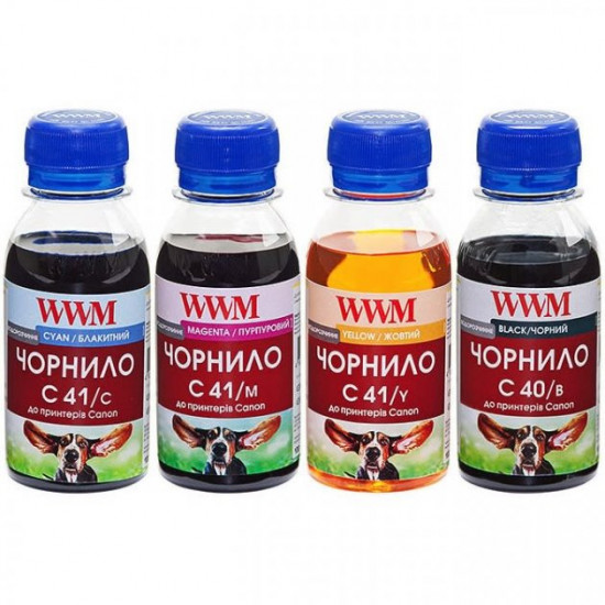 Чорнило для Canon 35 PGI-35BK 1509B001 WWM 4х100г C40/41SET-2