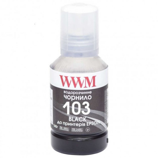 Ink for Epson L3151 WWM 103 Black 140g E103B