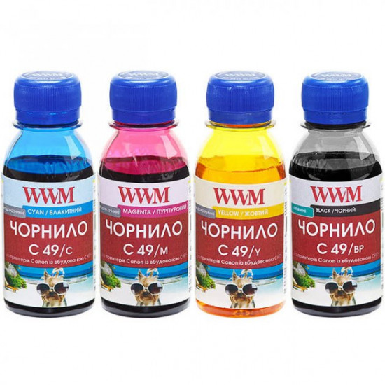 Ink for Canon PIXMA G3411 WWM 4x100g C49SET4-2