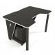 Gaming desk ZEUS IVAR-1400, black/white