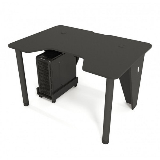 Gaming desk ZEUS IVAR-1400, black/black