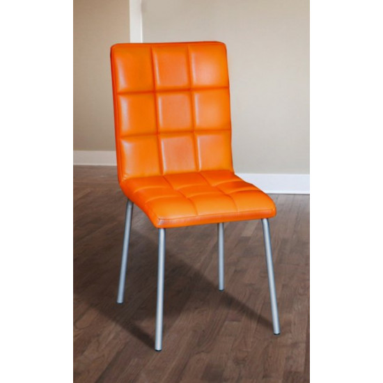 Kitchen dining chair with soft back Amanda Mix Furniture Orange