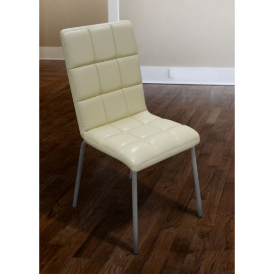 Kitchen dining chair with soft back Amanda Mix Furniture Milk